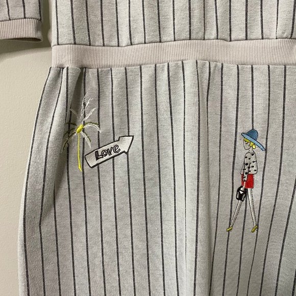 Fun + Unique Graphic Embroidered Pencil Dress - Picture 8 of 10